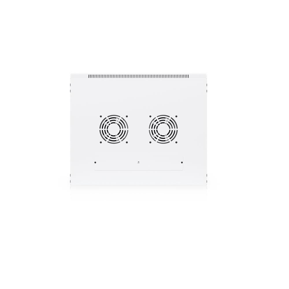 A large main feature product image of Ubiquiti UniFi 12U Rack Cabinet Wall Mount 450mm (Tempered Glass Front Door)
