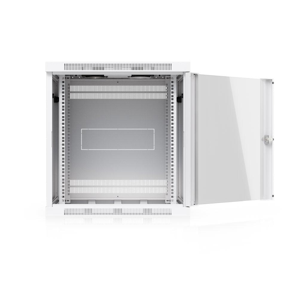 A large main feature product image of Ubiquiti UniFi 12U Rack Cabinet Wall Mount 600mm (Tempered Glass Front Door)