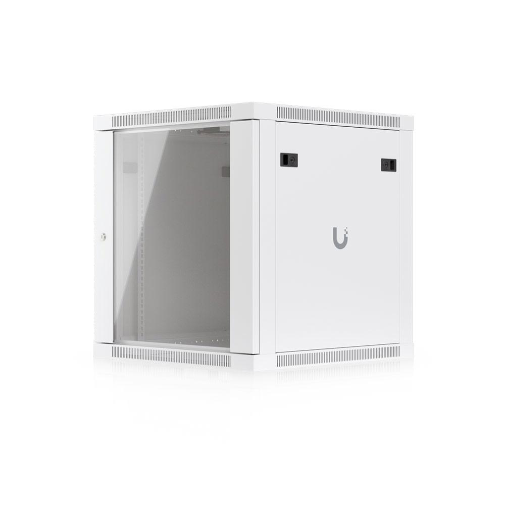 A large main feature product image of Ubiquiti UniFi 12U Rack Cabinet Wall Mount 600mm (Tempered Glass Front Door)