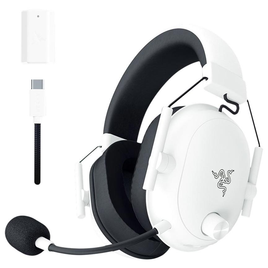 A large main feature product image of EX-DEMO Razer BlackShark V2 HyperSpeed - Wireless Ultra-Lightweight Esports Headset (White)