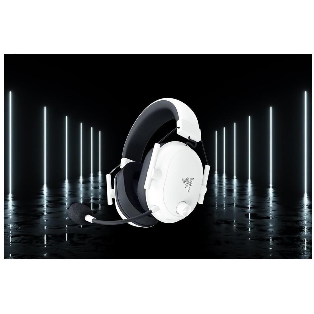 A large main feature product image of EX-DEMO Razer BlackShark V2 HyperSpeed - Wireless Ultra-Lightweight Esports Headset (White)