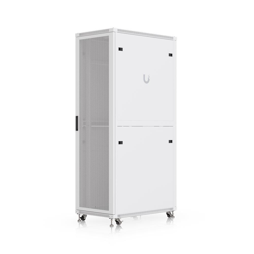 A large main feature product image of Ubiquiti UniFi 42U Rack Cabinet 1000mm (Perforated Mesh Front Door)