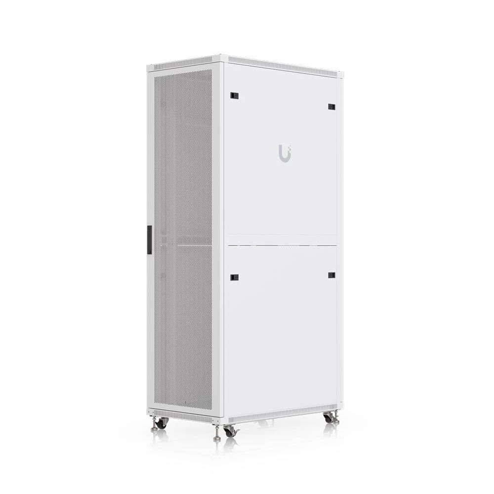 A large main feature product image of Ubiquiti UniFi 42U Rack Cabinet 1000mm (Perforated Mesh Front Door)