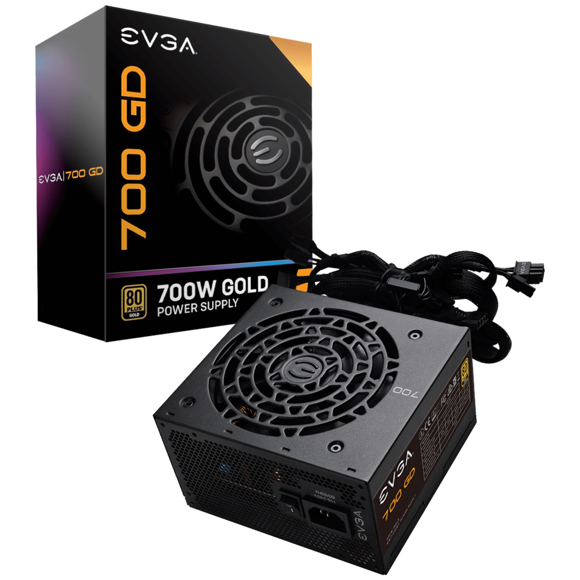 A large main feature product image of EX-DEMO EVGA 700 GD - 700W Gold ATX PSU