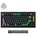 A product image of EX-DEMO Lemokey L5 HE - 75% Magnetic Switch Custom Gaming Keyboard - Cyber (Lemokey Ultra-Fast Lime Magnetic Switch)