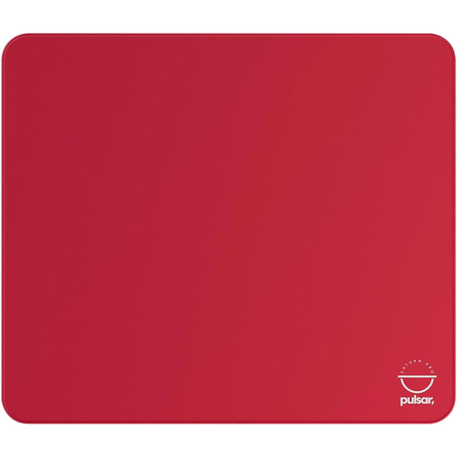 A large main feature product image of Pulsar eS Saturn Pro Gaming Mousepad - XL SOFT (Radiant Ruby)