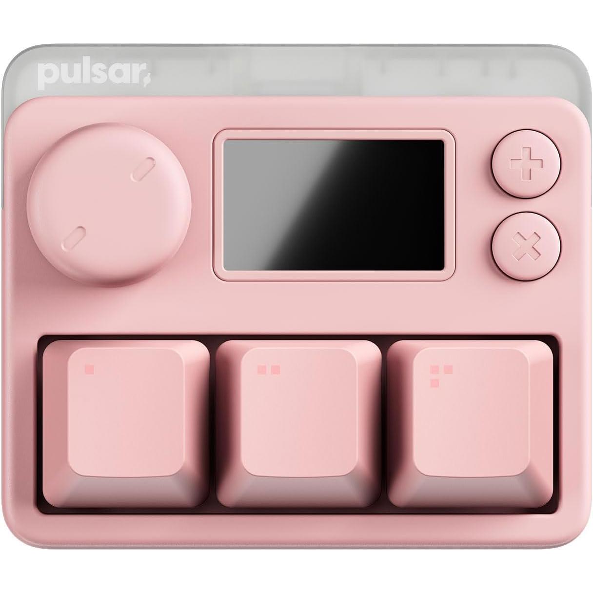 A large main feature product image of Pulsar LAB XPAD MINI - 8K Gaming Key Pad (Pink)