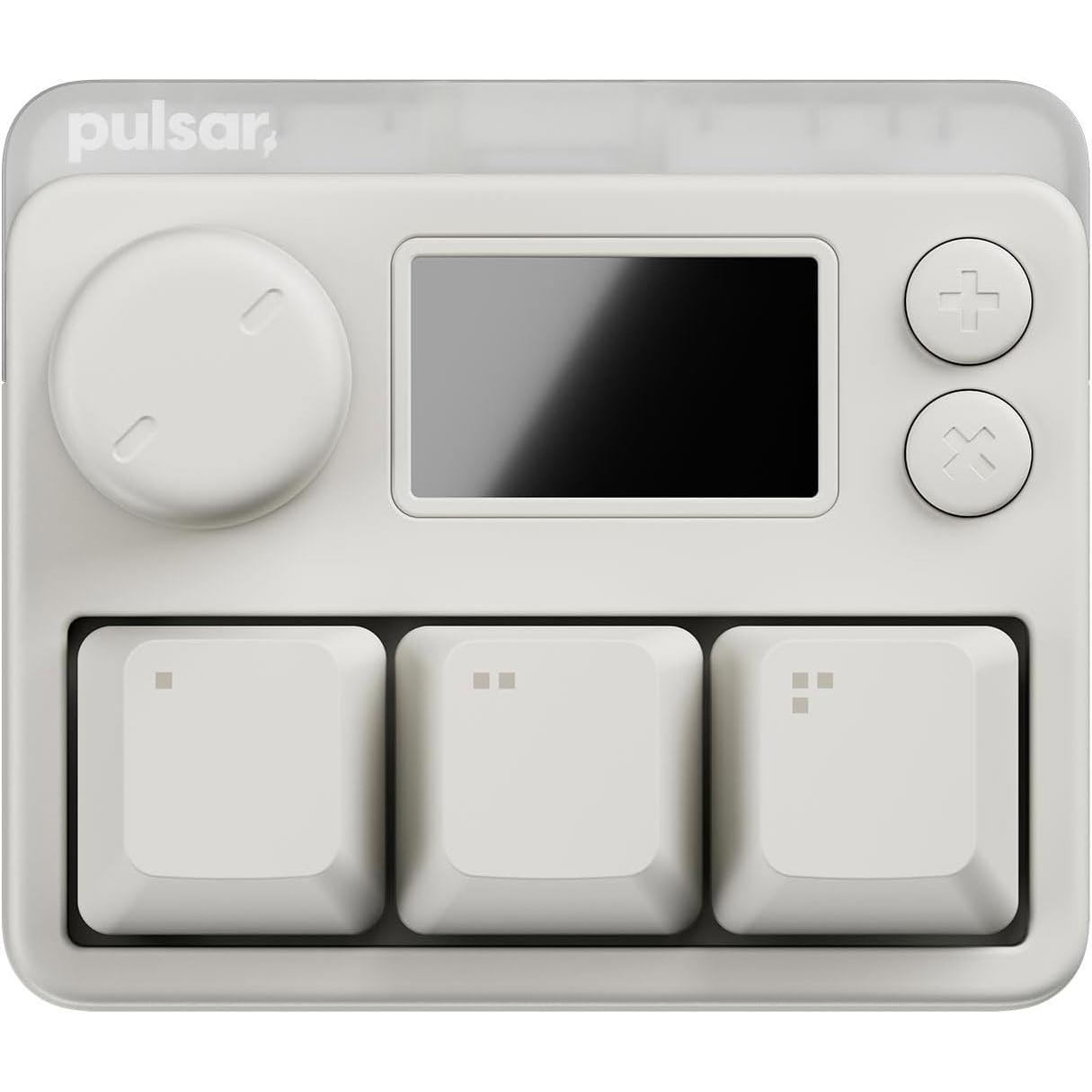 A large main feature product image of Pulsar LAB XPAD MINI - 8K Gaming Key Pad (White)
