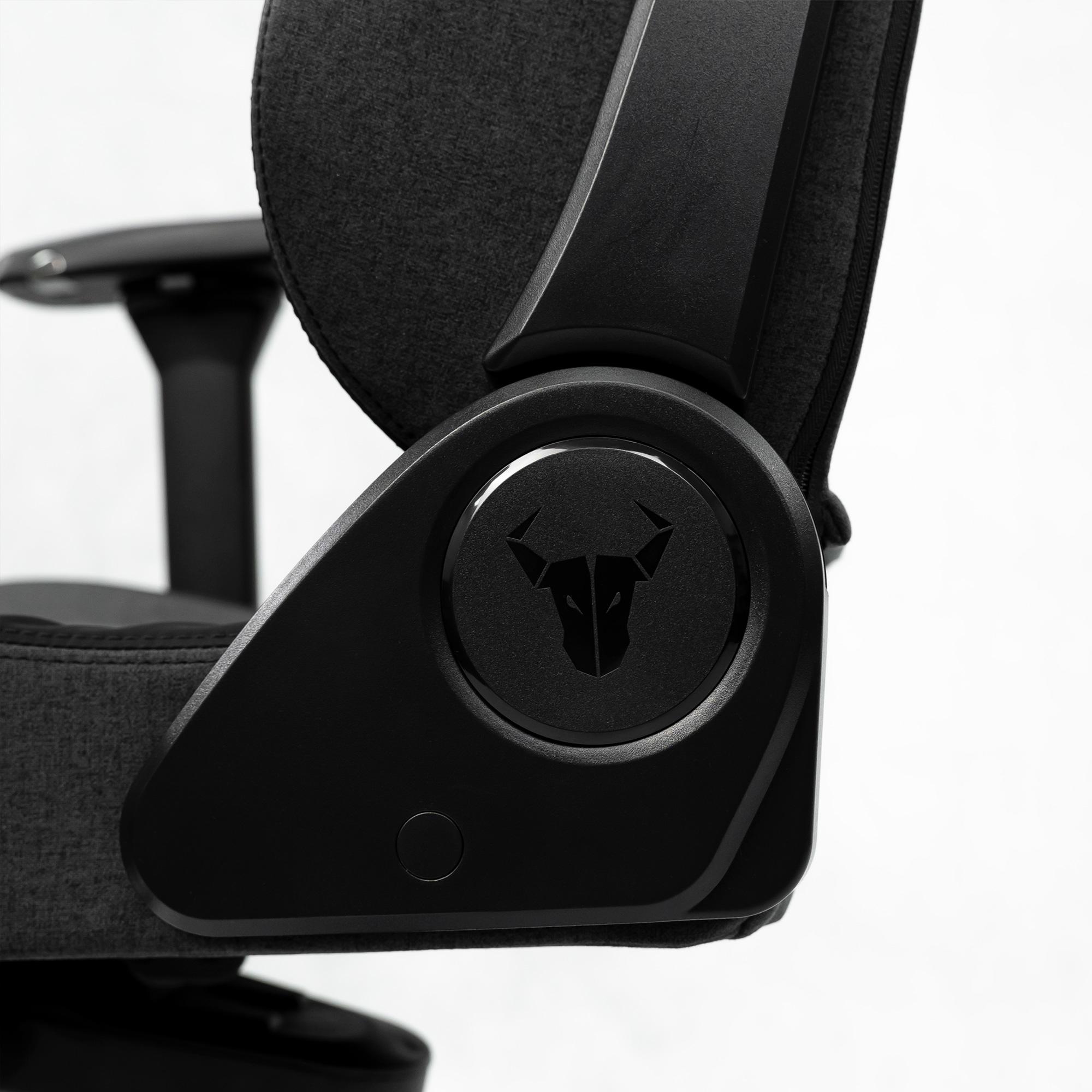 A large main feature product image of EX-DEMO BattleBull Crosshair Gaming Chair - Dark Grey Weave