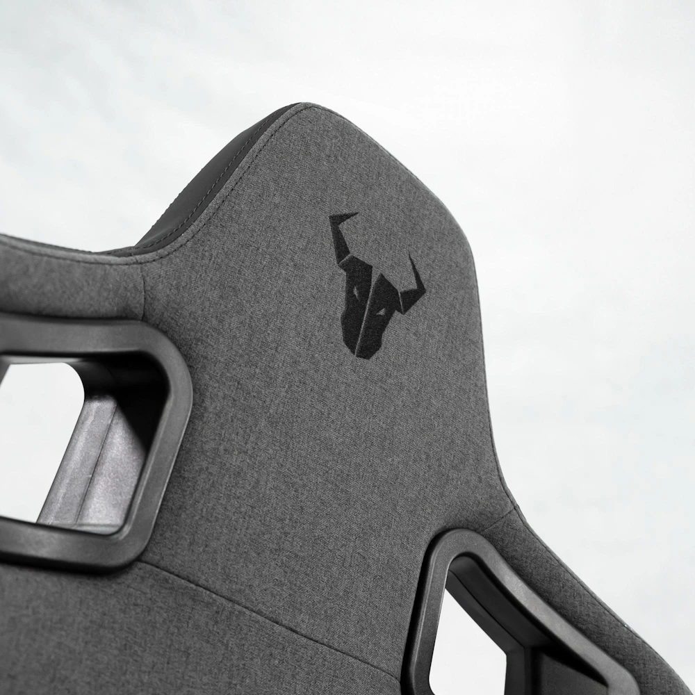 A large main feature product image of EX-DEMO BattleBull Crosshair Gaming Chair - Dark Grey Weave