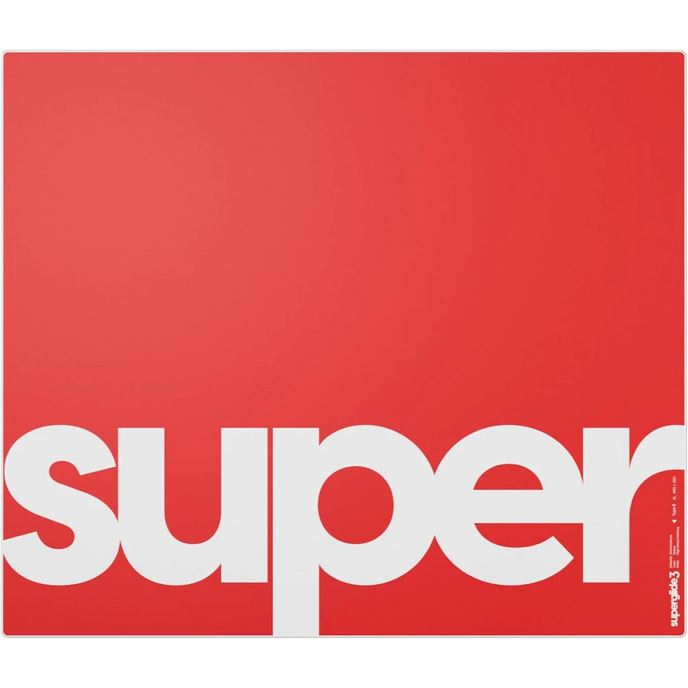 Pulsar Superglide v3 Type S Glass Mousepad - XL (Red)