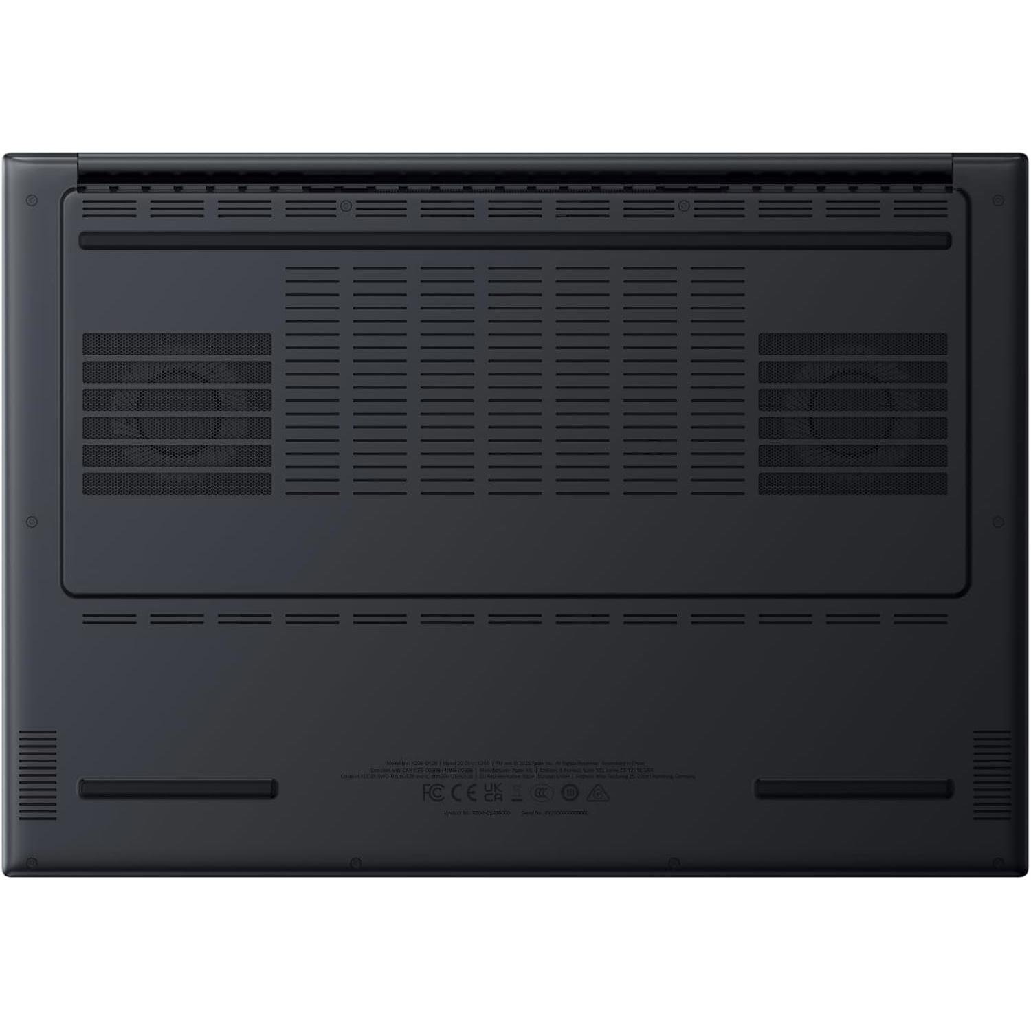 A large main feature product image of EX-DEMO Razer Blade 16 (2025) - 16" 240Hz OLED, Ryzen AI 9 365, RTX 5070, 32GB/1TB - Win 11 Gaming Notebook