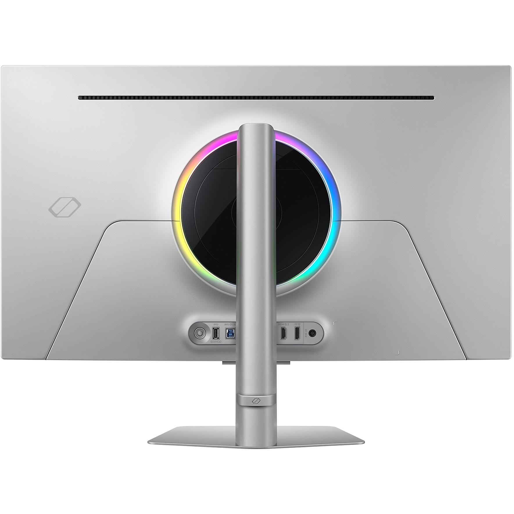 A large main feature product image of EX-DEMO Samsung Odyssey OLED G8 - 32" 4K 2160p 240Hz 0.03ms Gaming Monitor
