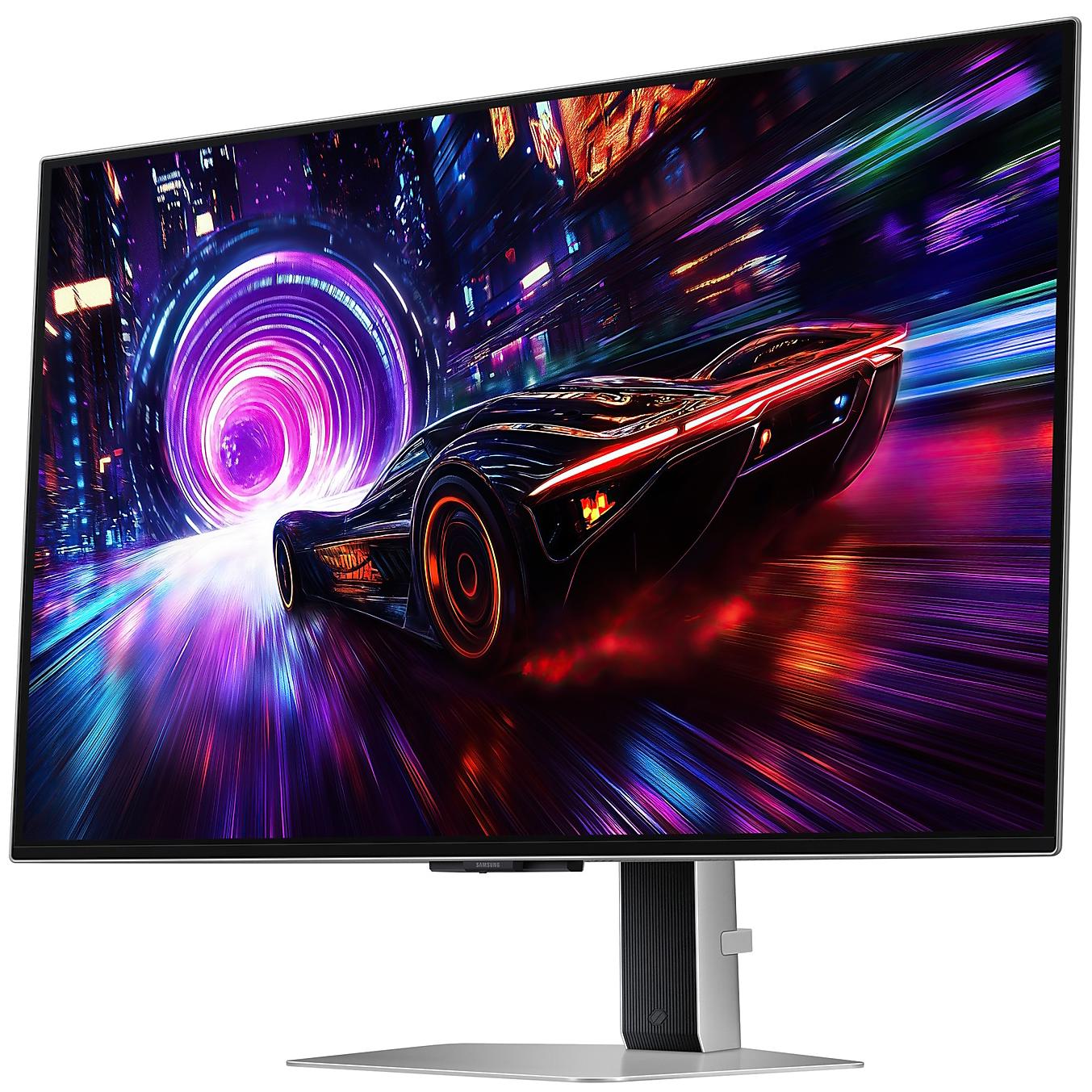 A large main feature product image of EX-DEMO Samsung Odyssey OLED G8 - 32" 4K 2160p 240Hz 0.03ms Gaming Monitor