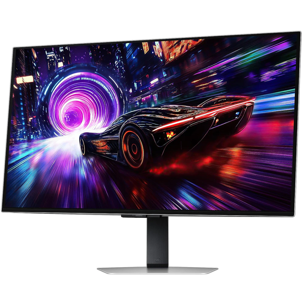 A large main feature product image of EX-DEMO Samsung Odyssey OLED G8 - 32" 4K 2160p 240Hz 0.03ms Gaming Monitor