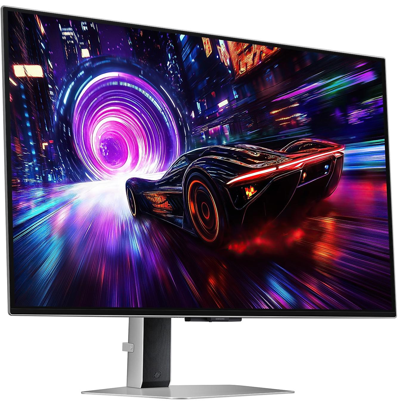 A large main feature product image of EX-DEMO Samsung Odyssey OLED G8 - 32" 4K 2160p 240Hz 0.03ms Gaming Monitor