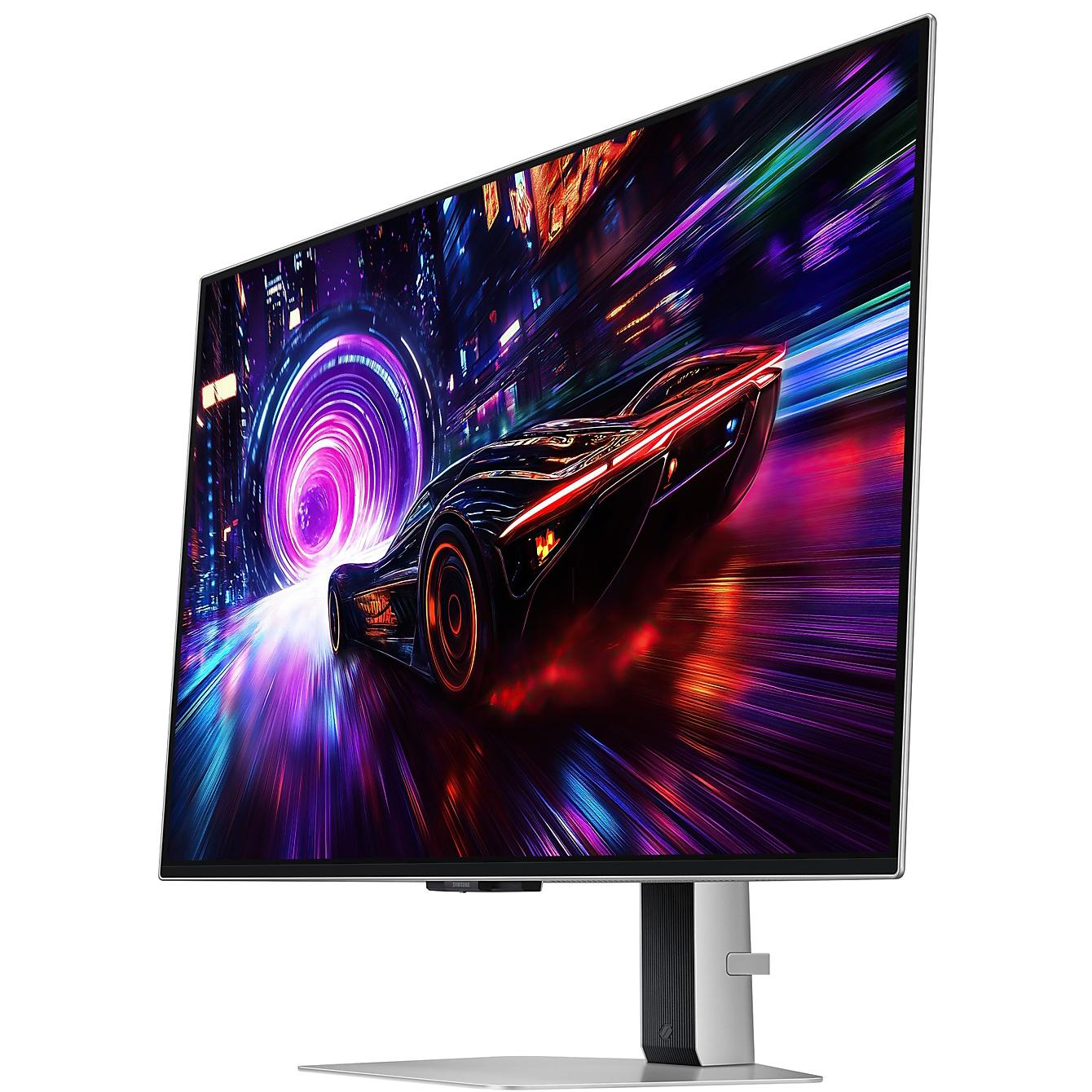 A large main feature product image of EX-DEMO Samsung Odyssey OLED G8 - 32" 4K 2160p 240Hz 0.03ms Gaming Monitor