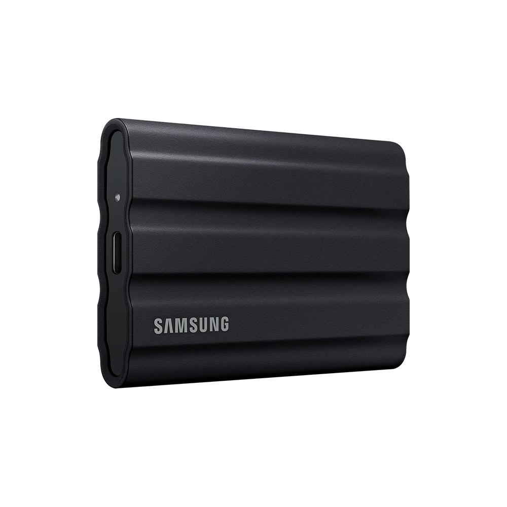 A large main feature product image of Samsung T7 Shield Portable USB-C SSD - 1TB