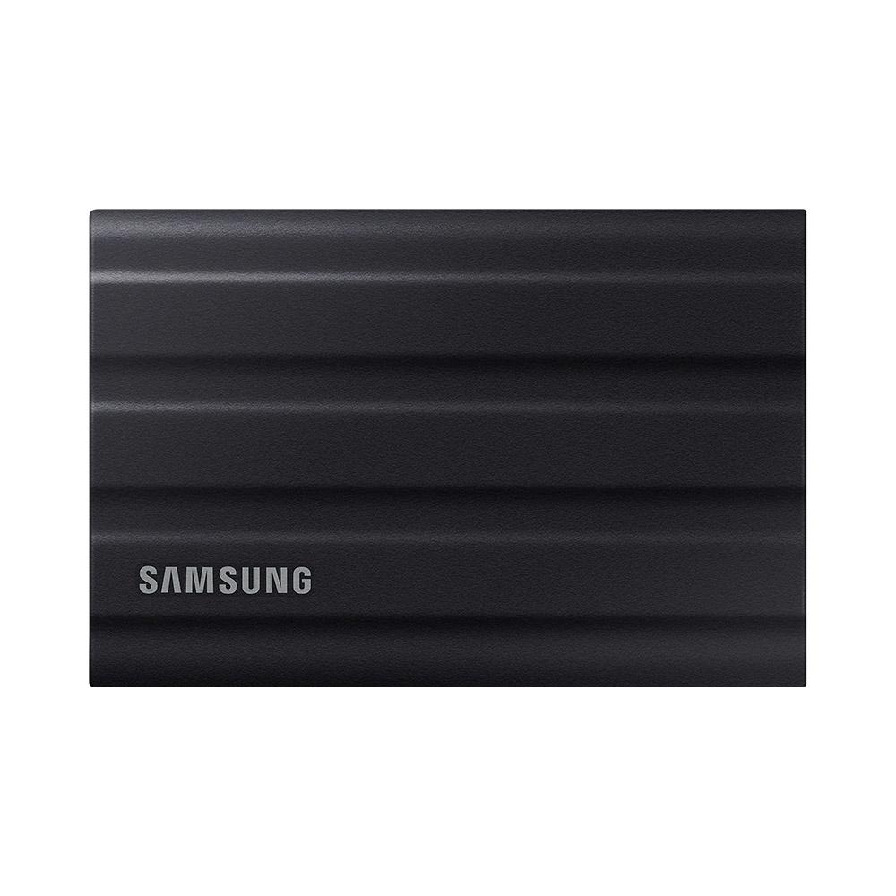 A large main feature product image of Samsung T7 Shield Portable USB-C SSD - 2TB