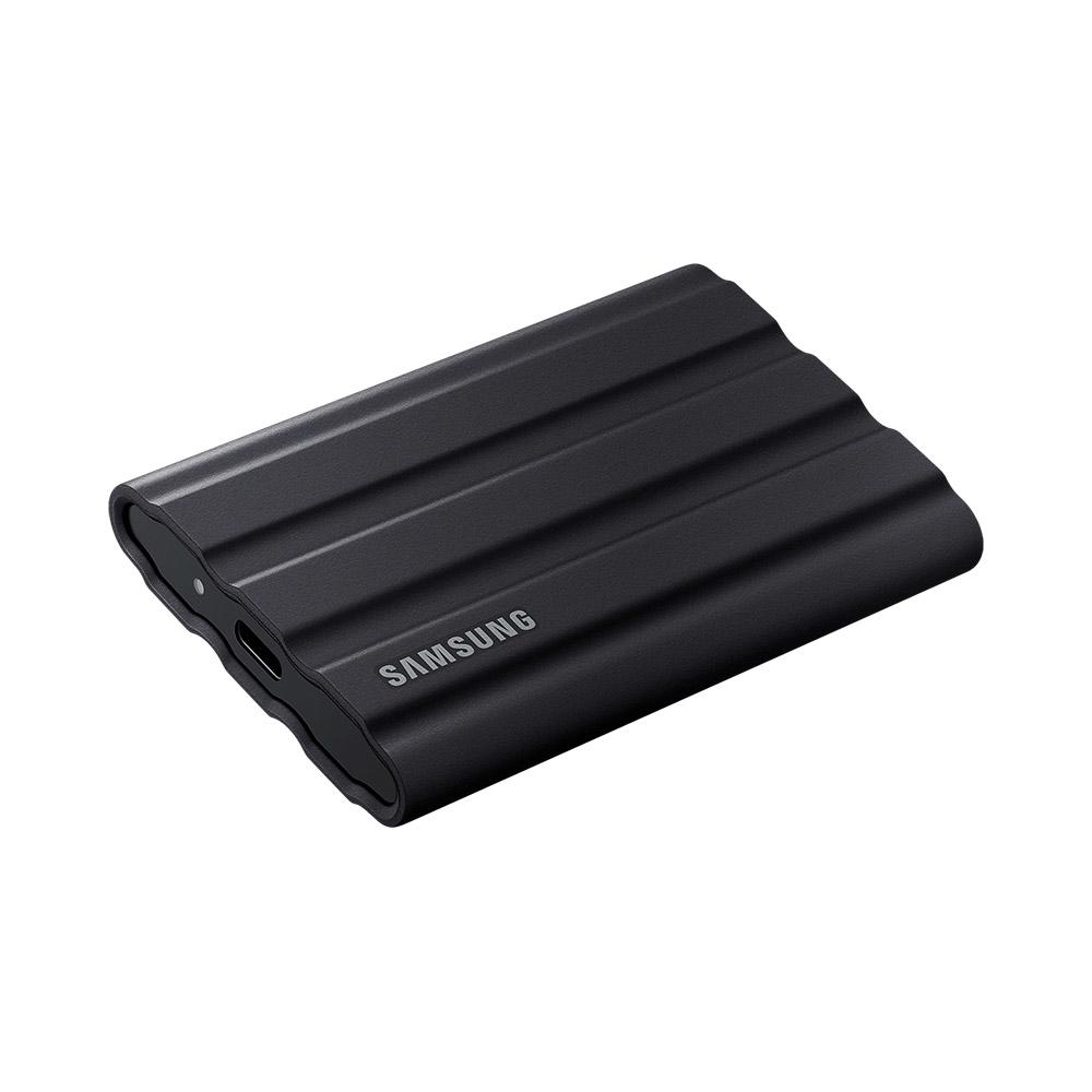A large main feature product image of Samsung T7 Shield Portable USB-C SSD - 2TB