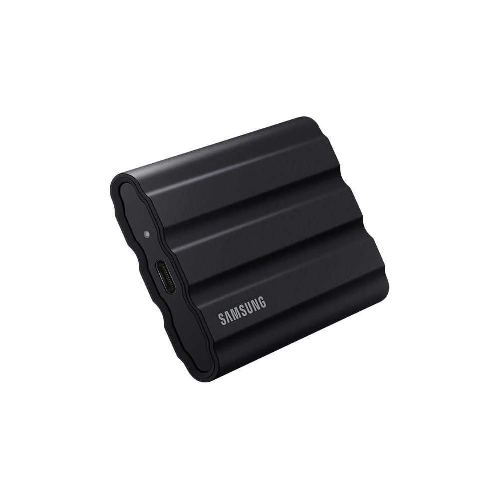 A large main feature product image of Samsung T7 Shield Portable USB-C SSD - 2TB