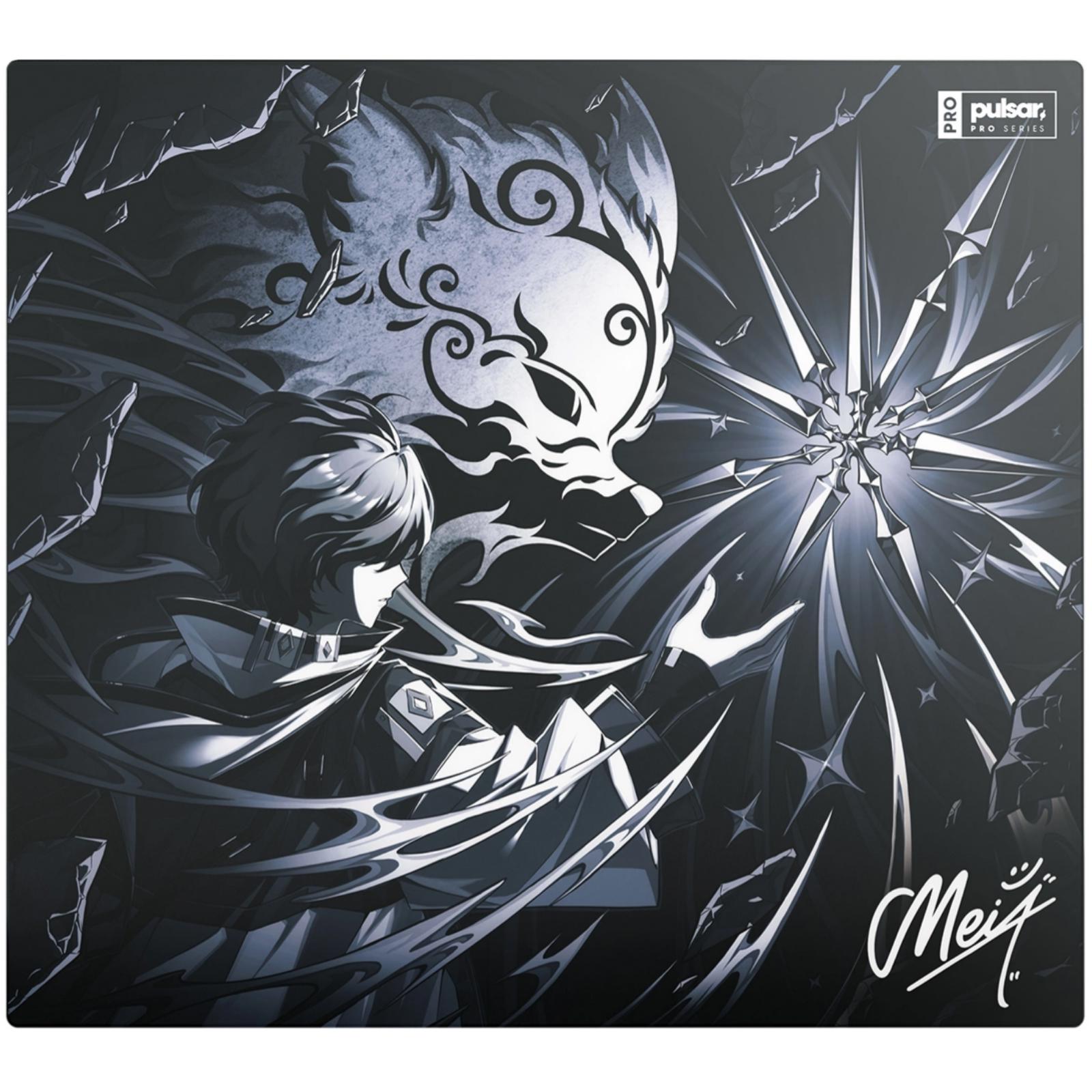 A large main feature product image of Pulsar Pro Series Glass Mousepad - XLE (Meiy)