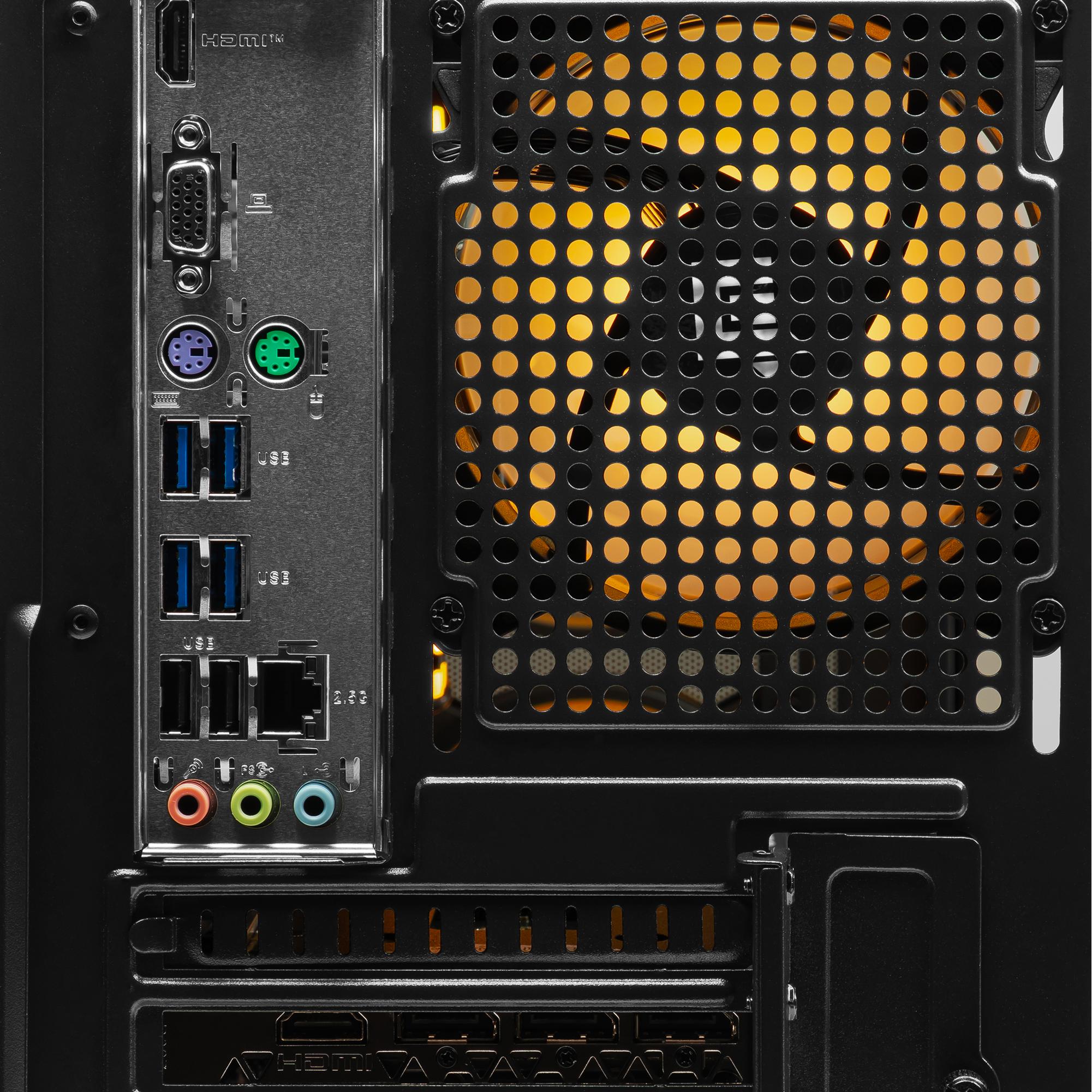 A large main feature product image of EX-DEMO PLE Topaz RTX 5060 Ti Prebuilt Ready To Go Gaming PC