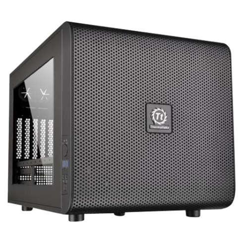 A large main feature product image of EX-DEMO Thermaltake Core V21 - Modular Micro Case