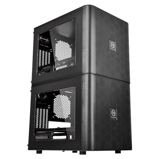 A large main feature product image of EX-DEMO Thermaltake Core V21 - Modular Micro Case