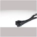 A product image of EX-DEMO GamerChief 8-Pin PCIe 45cm Sleeved Extension Cable (Black)