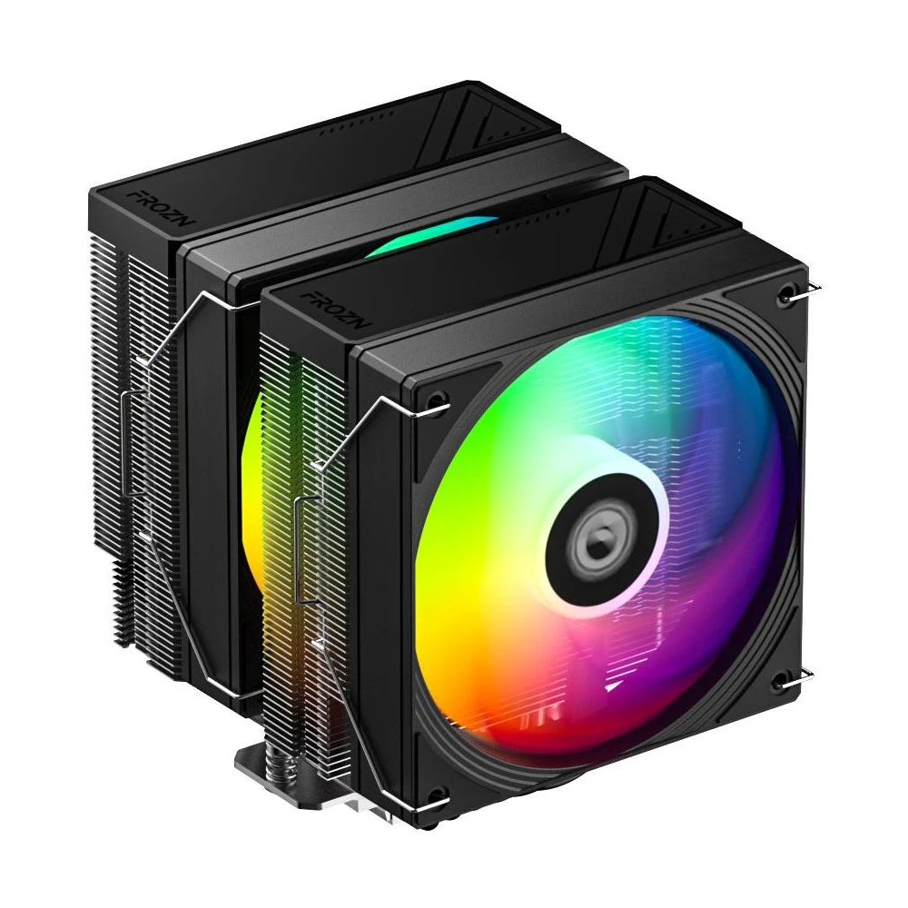 A large main feature product image of EX-DEMO ID-COOLING FROZN A620 PRO SE ARGB Dual-Tower CPU Cooler (Black)