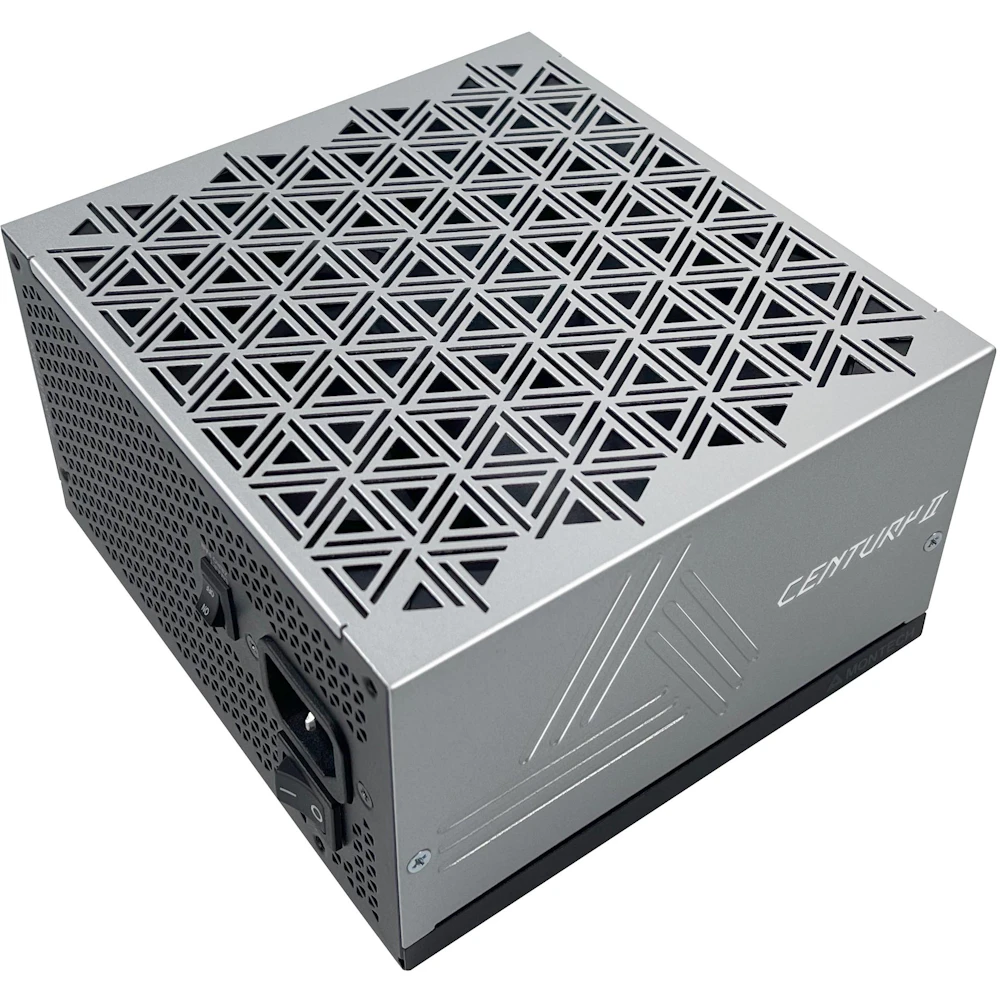A large main feature product image of EX-DEMO Montech CENTURY II 850W Gold ATX 3.1 PCIe 5.1 Modular PSU