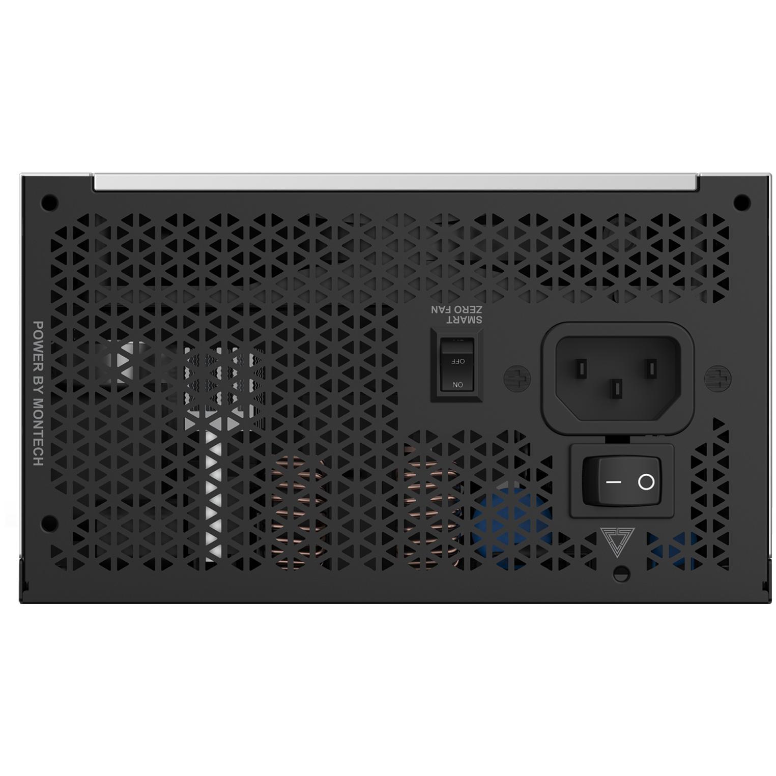 A large main feature product image of EX-DEMO Montech CENTURY II 850W Gold ATX 3.1 PCIe 5.1 Modular PSU