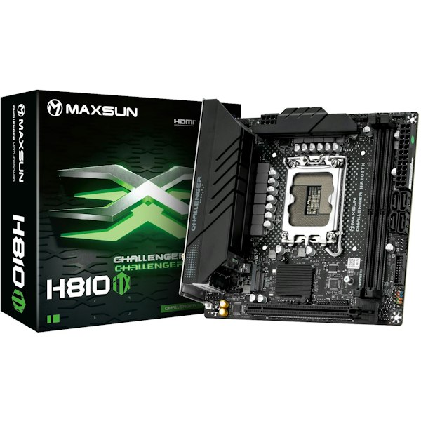 MAXSUN Challenger H810ITX WiFi LGA1851 mITX Desktop Motherboard