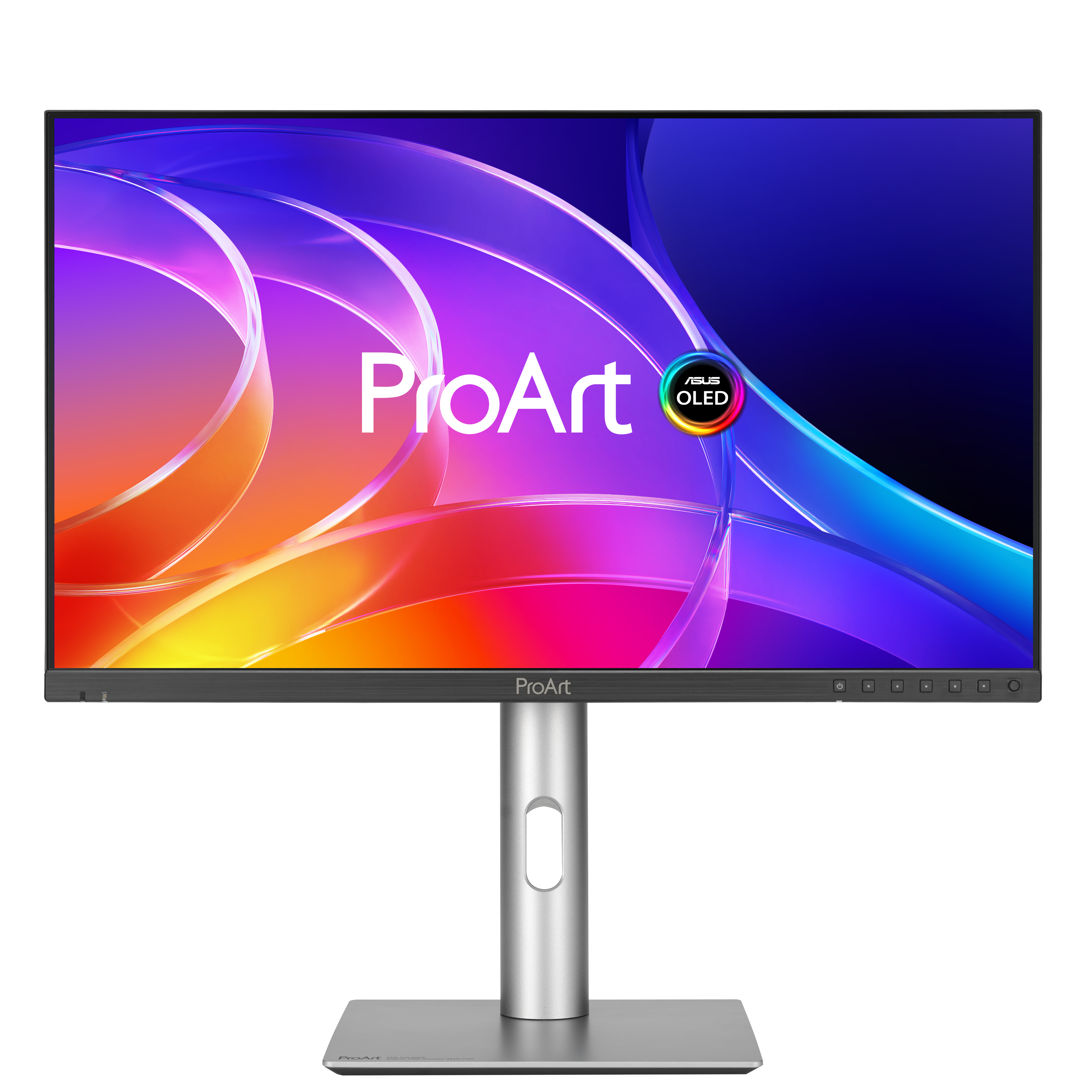 A large main feature product image of ASUS ProArt Display PA279CDV QD-OLED - 26.5" 4K 2160p 120Hz 0.1ms Professional Monitor