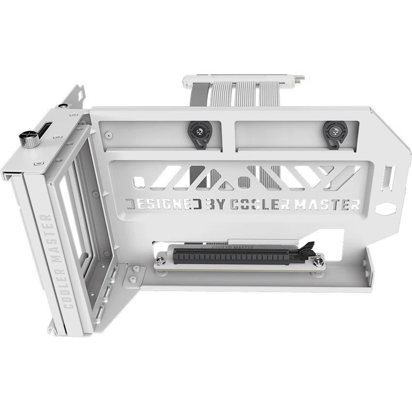 A large main feature product image of EX-DEMO Cooler Master Vertical GPU Mount Kit V3 (White)