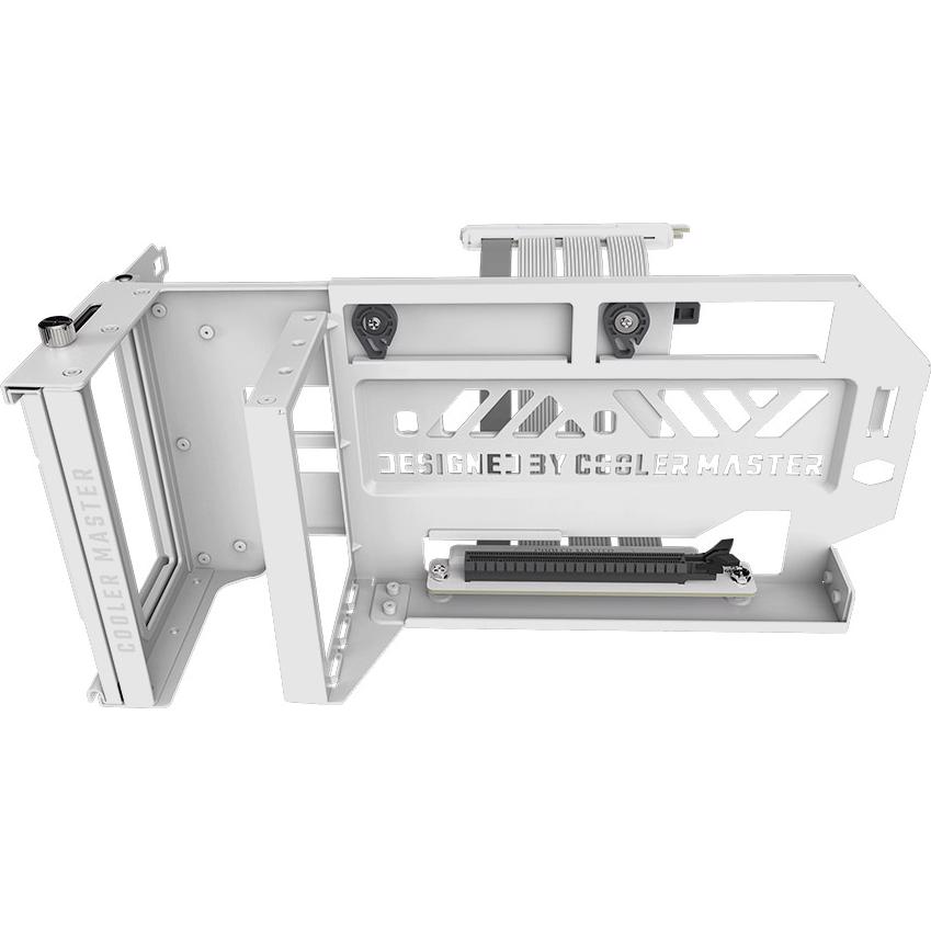 A large main feature product image of EX-DEMO Cooler Master Vertical GPU Mount Kit V3 (White)