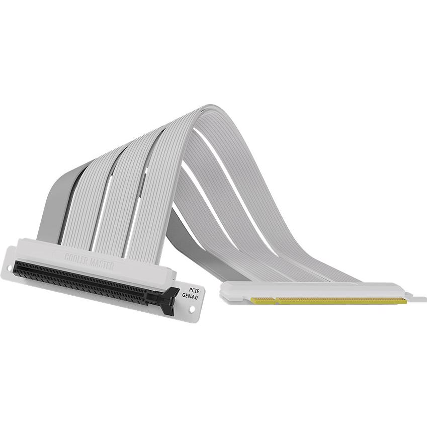 A large main feature product image of EX-DEMO Cooler Master Vertical GPU Mount Kit V3 (White)