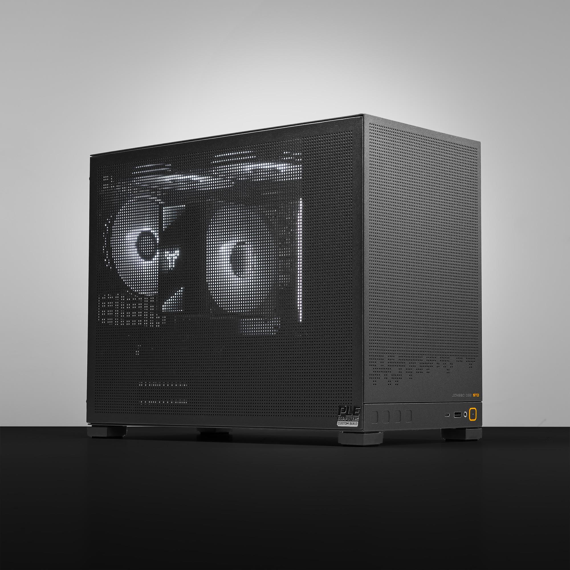 A large main feature product image of EX-DEMO PLE Vanguard RTX 5060 Prebuilt Ready To Go Gaming PC