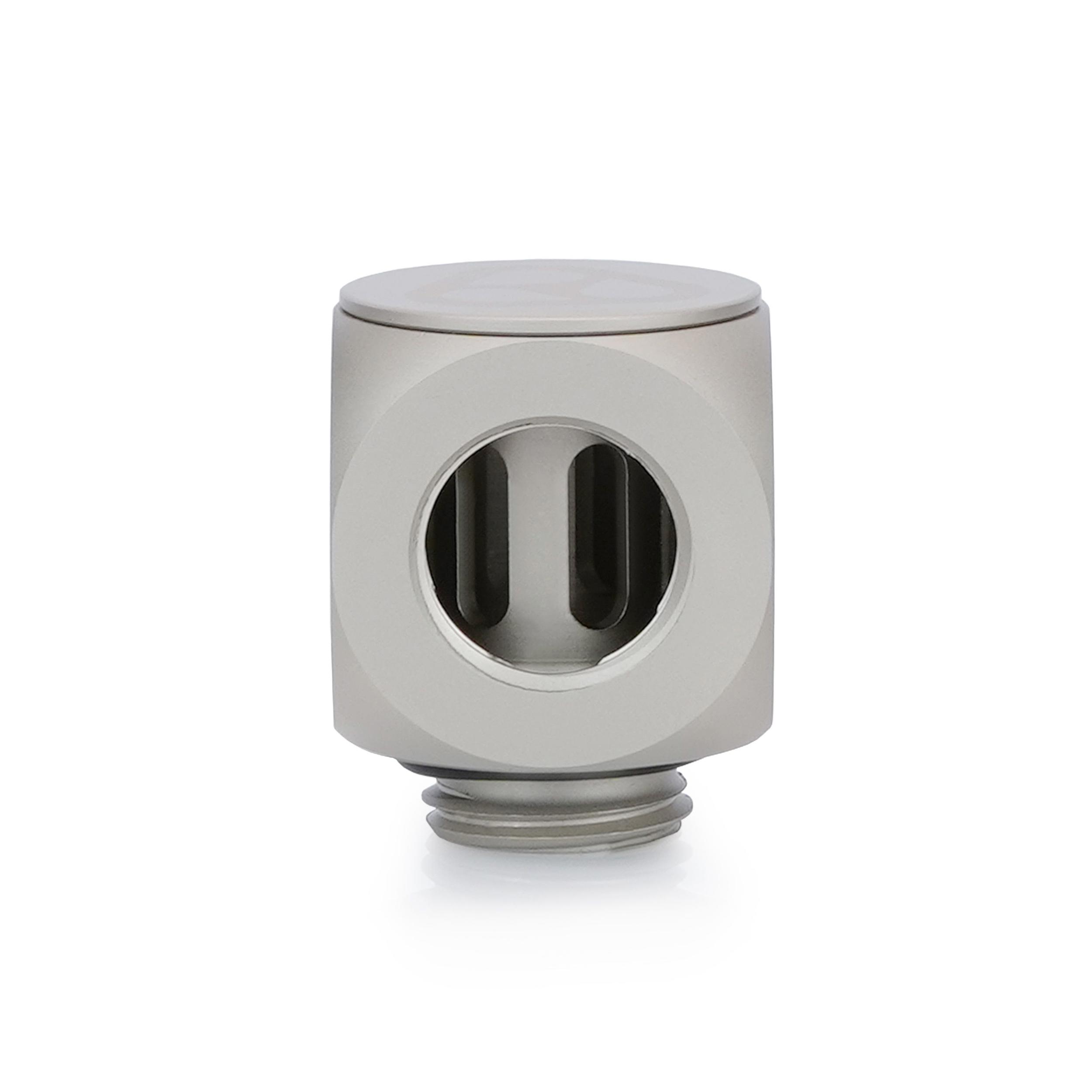 A large main feature product image of Thermal Grizzly DeltaMate Rotary - G1/4" 90 Degree Rotary Fitting (Nickel)