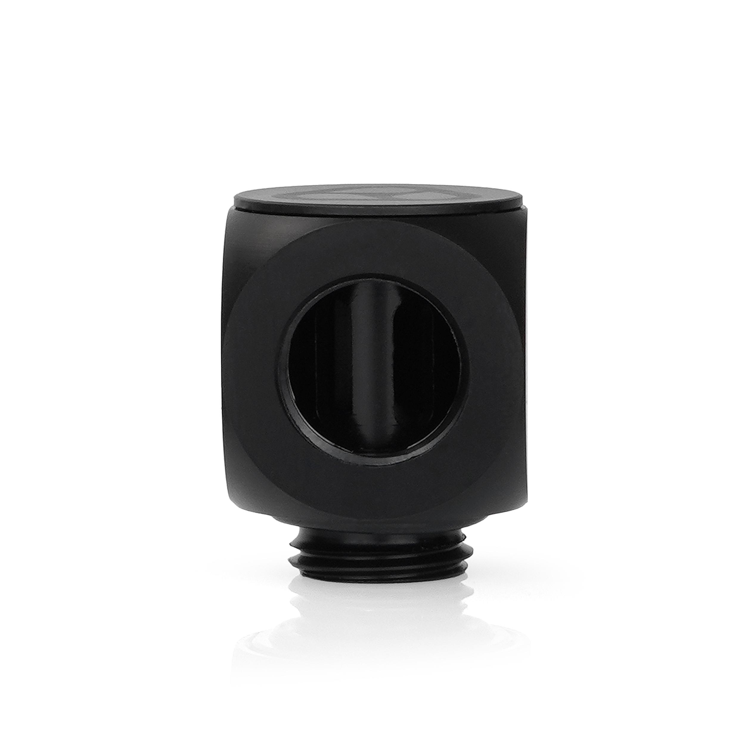 A large main feature product image of Thermal Grizzly DeltaMate Rotary - G1/4" 90 Degree Rotary Fitting 6-Pack (Black)