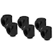 A product image of Thermal Grizzly DeltaMate Rotary - G1/4" 90 Degree Rotary Fitting 6-Pack (Black)