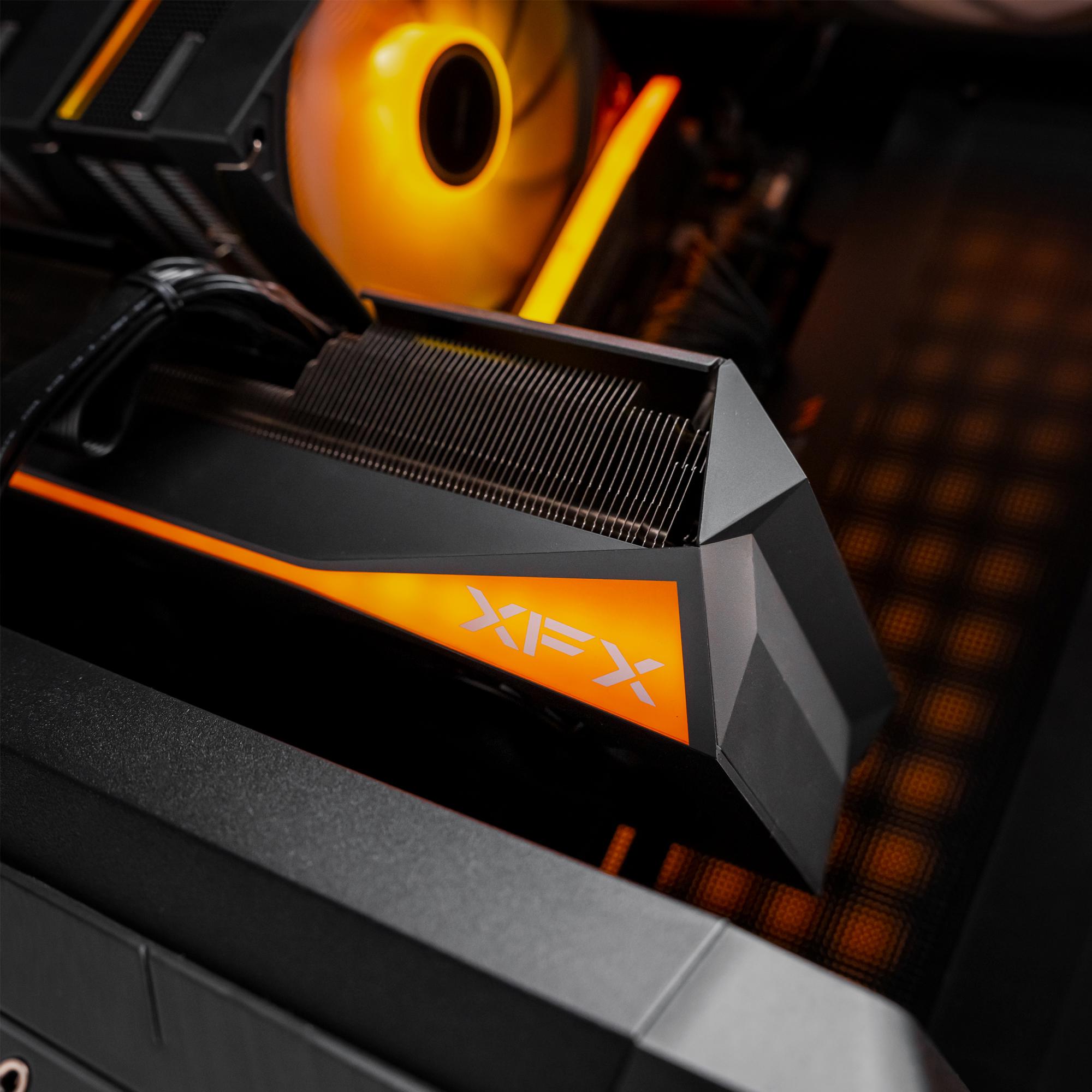 A large main feature product image of EX-DEMO PLE Dawn RX 9070 XT Prebuilt Ready To Go Gaming PC