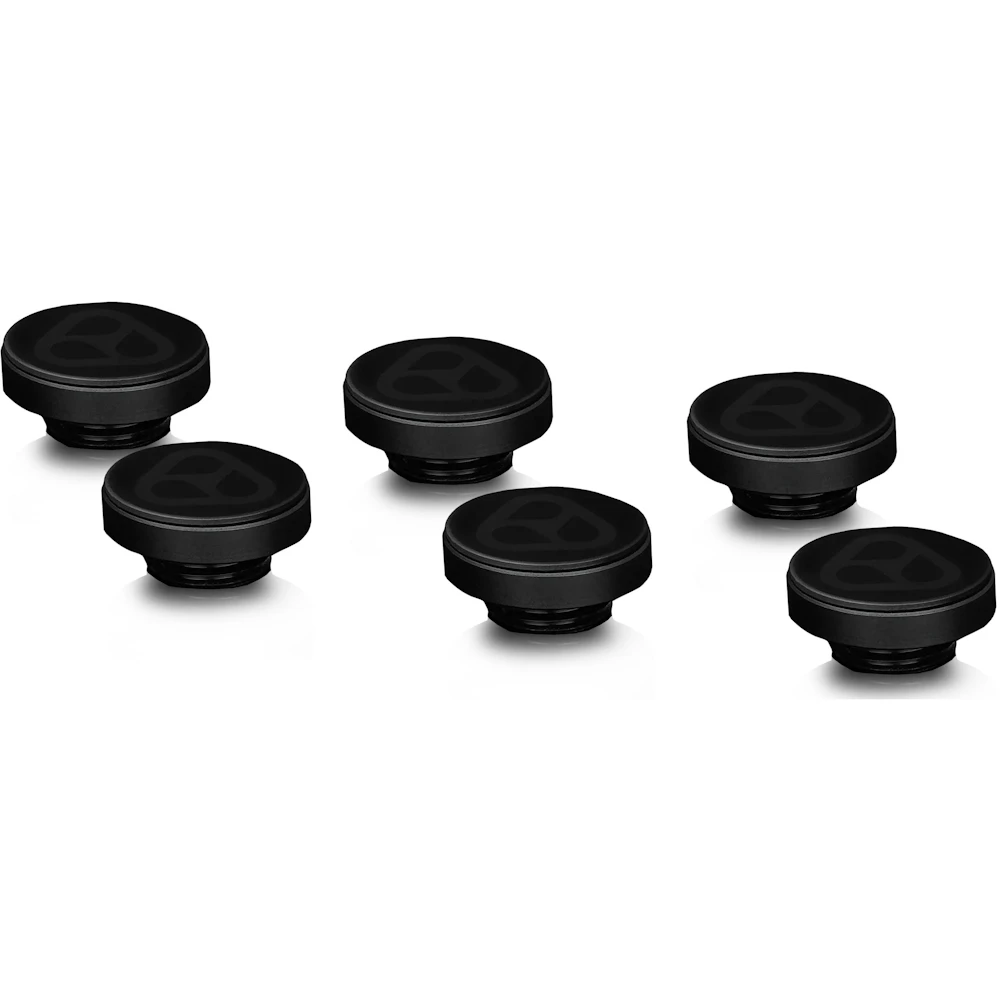 Thermal Grizzly DeltaMate G1/4" Plug 6-Pack (Black)