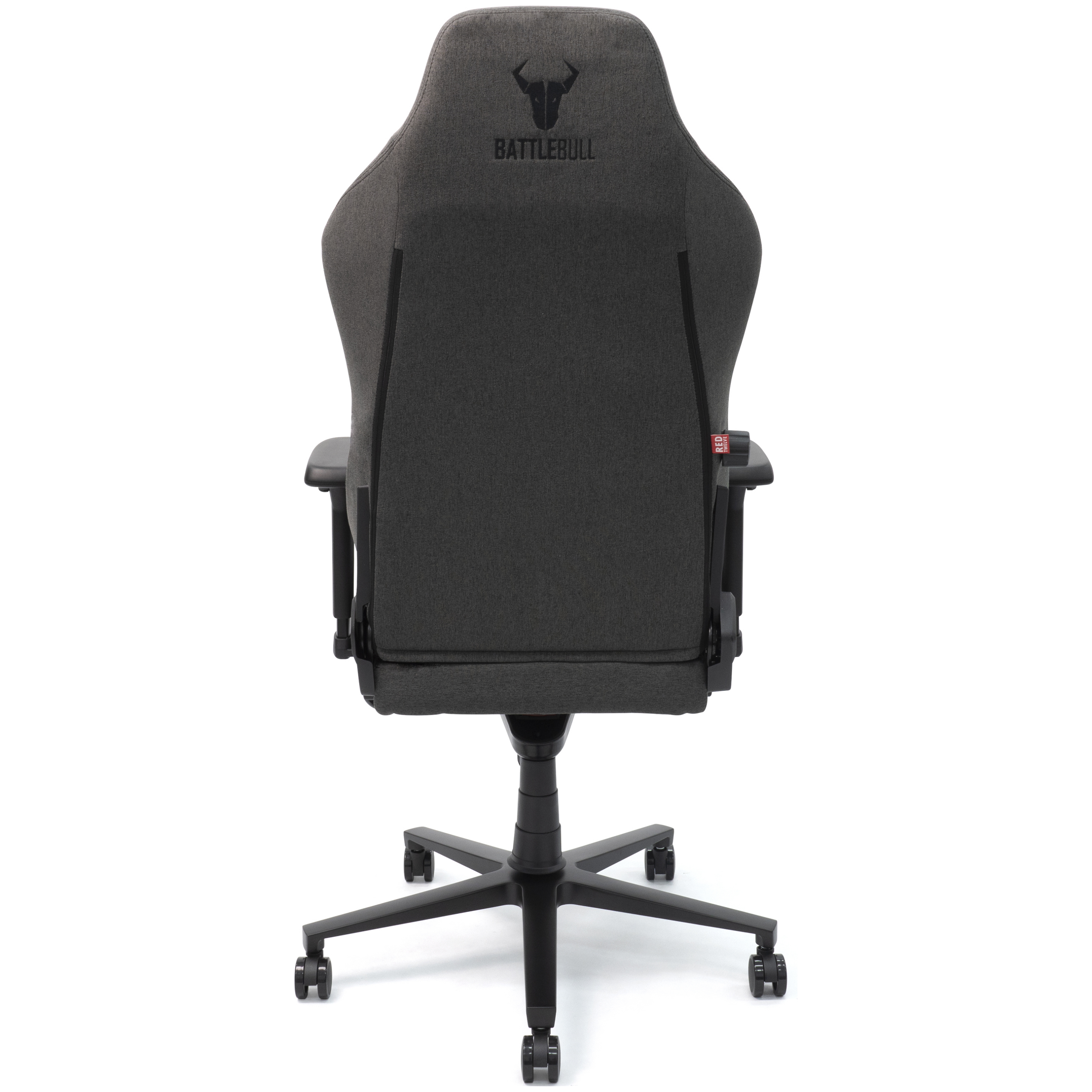 A large main feature product image of EX-DEMO BattleBull Vaporweave 2 Gaming Chair - Dark Grey/Black