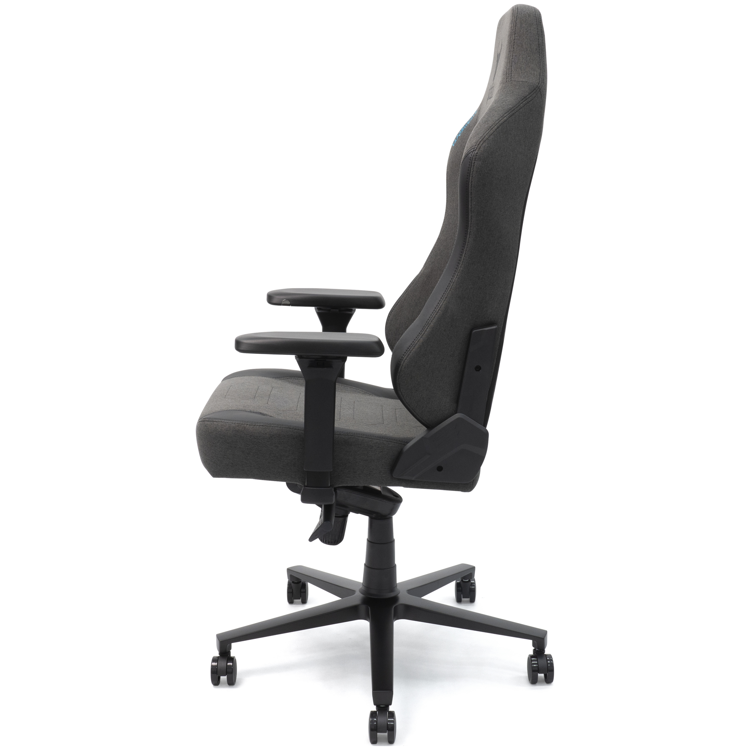 A large main feature product image of EX-DEMO BattleBull Vaporweave 2 Gaming Chair - Dark Grey/Black