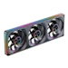 A product image of EX-DEMO Jonsbo ZA-420 ARGB 140x420mm PWM Reverse Blade Triple Fan Module (Black)