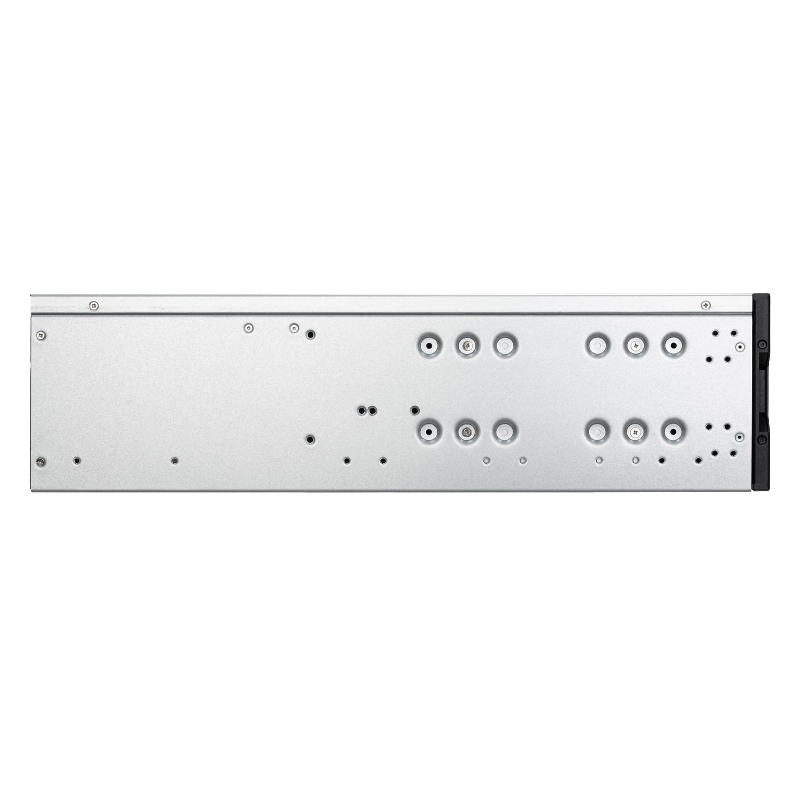 A large main feature product image of SilverStone RM31 3U Rackmount Server Chassis w/ Dual PSU & Liquid Cooling Compatibility