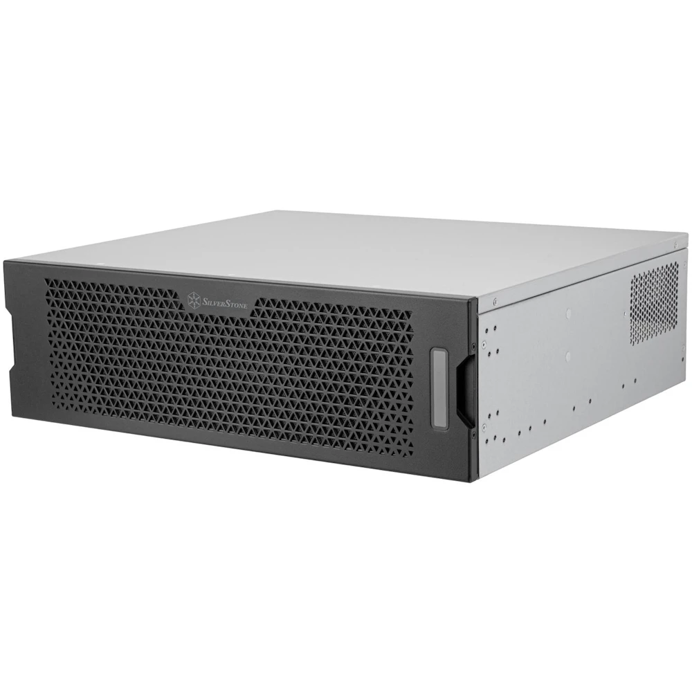 SilverStone RM32 3U Rackmount Server Chassis w/ High-End GPU & Liquid Cooling Compatibility
