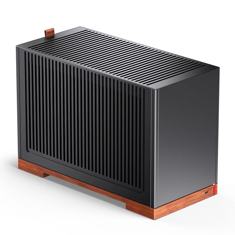A large main feature product image of EX-DEMO Jonsbo T9 SFF 11.3L PCIe 4.0 Mini-ITX Case (Black)